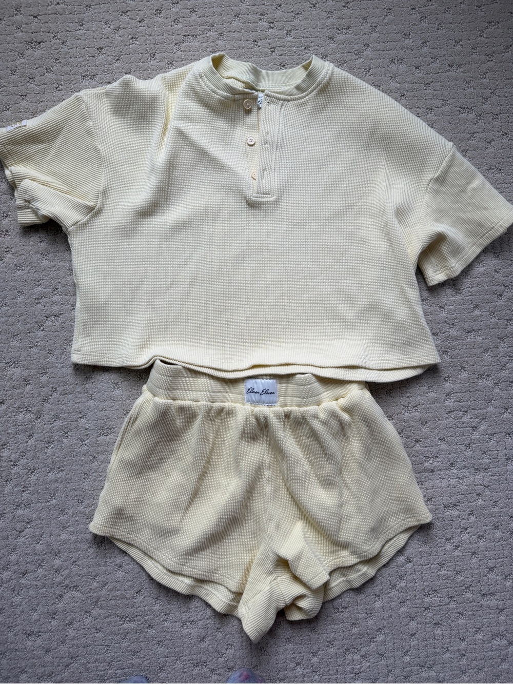 New Eleven Eleven Waffle Shirt and Shorts